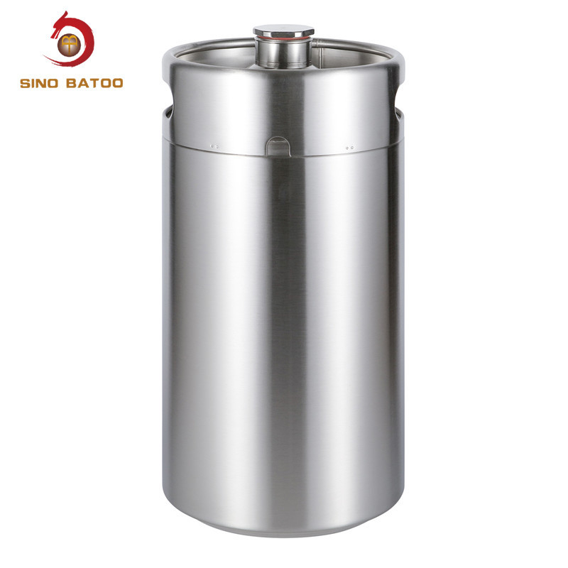Screen Printing Insulated Mini Keg , Double Wall 5L Stainless Steel Mini Keg